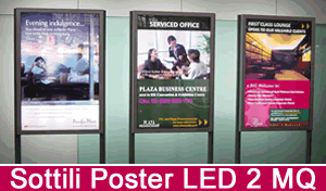 totem outdoor per affissioni luminose a led