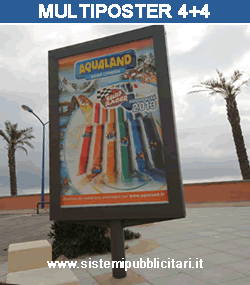 totem per pubblicità luminosa