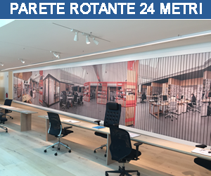 parete rotante per show room