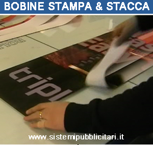bobine stampa e stacca prismatici